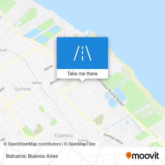 Balcarce map