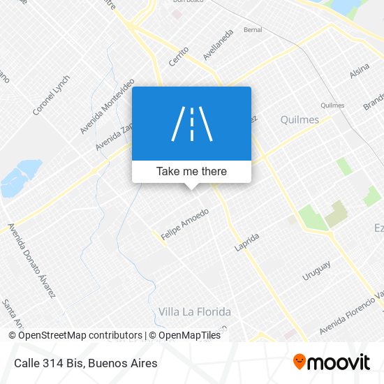 Calle 314 Bis map