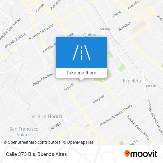 Calle 373 Bis map