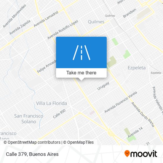 Calle 379 map