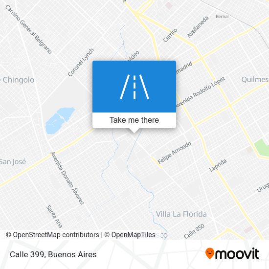 Mapa de Calle 399