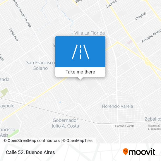 Calle 52 map