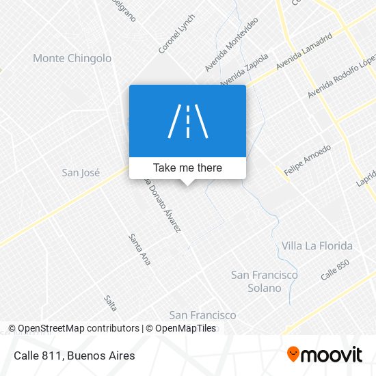 Mapa de Calle 811