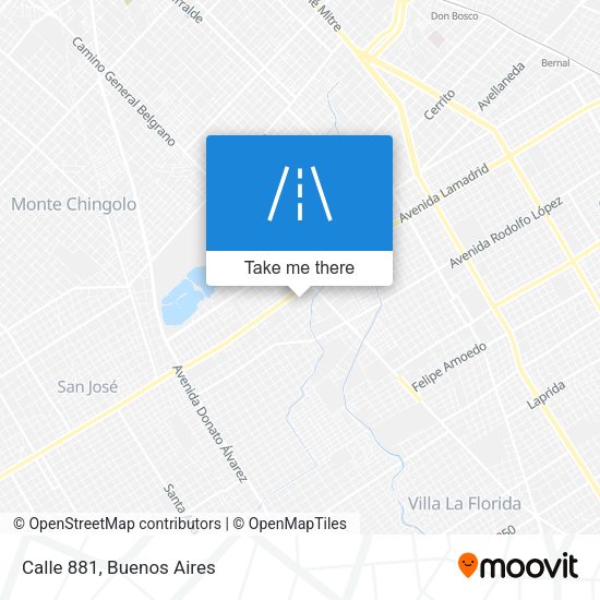 Mapa de Calle 881