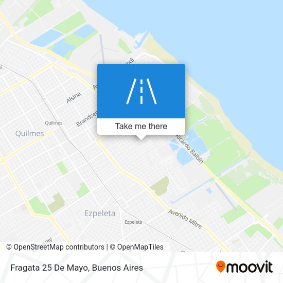 Mapa de Fragata 25 De Mayo