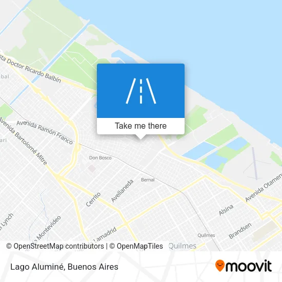 Lago Aluminé map