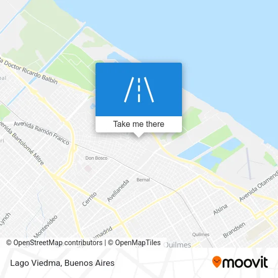 Lago Viedma map