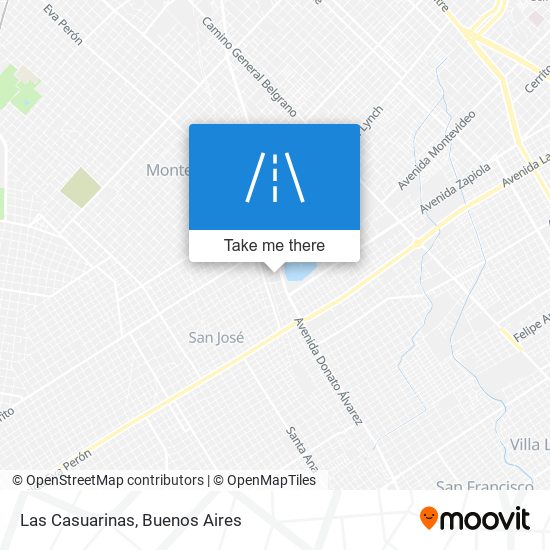 Las Casuarinas map