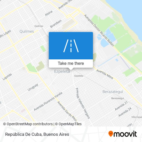 República De Cuba map