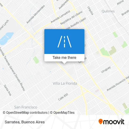 Sarratea map