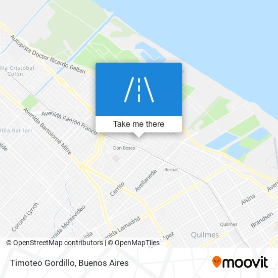 Timoteo Gordillo map