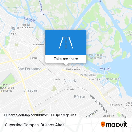 Mapa de Cupertino Campos