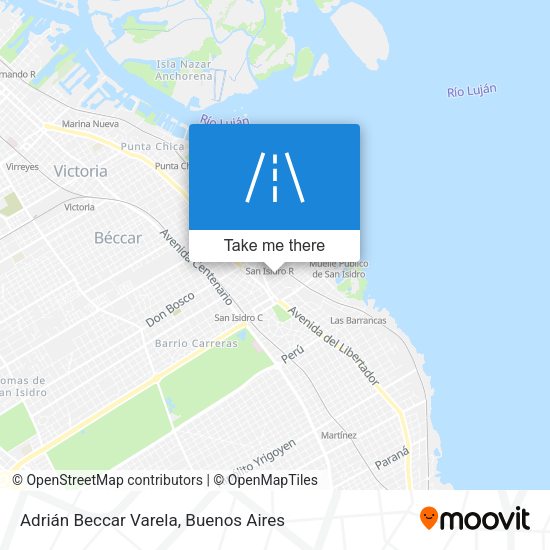 Adrián Beccar Varela map