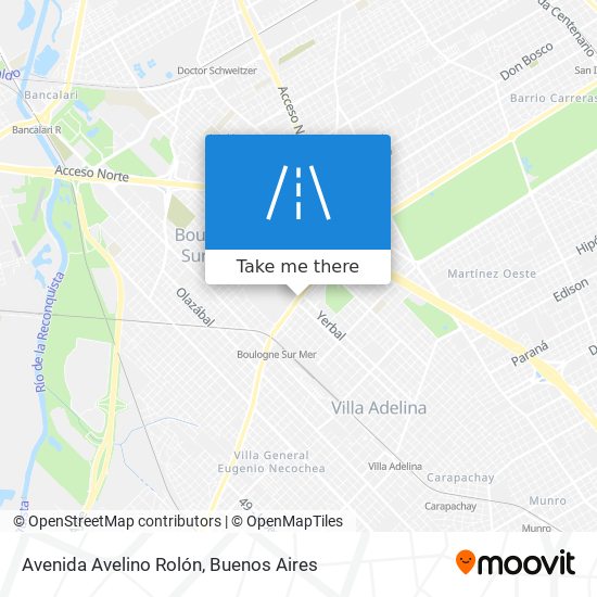 Avenida Avelino Rolón map