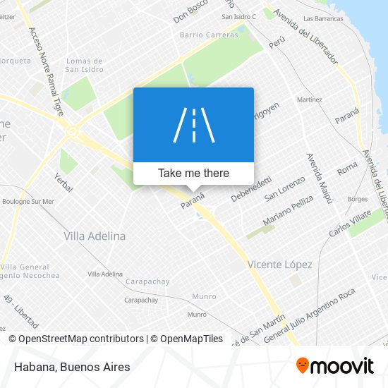 Mapa de Habana