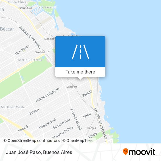 Juan José Paso map