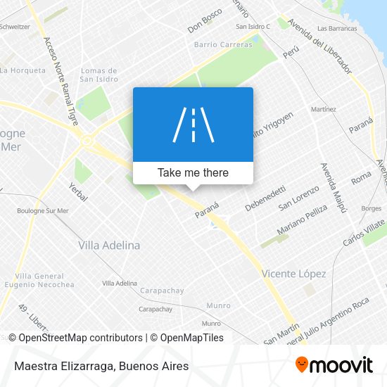 Maestra Elizarraga map