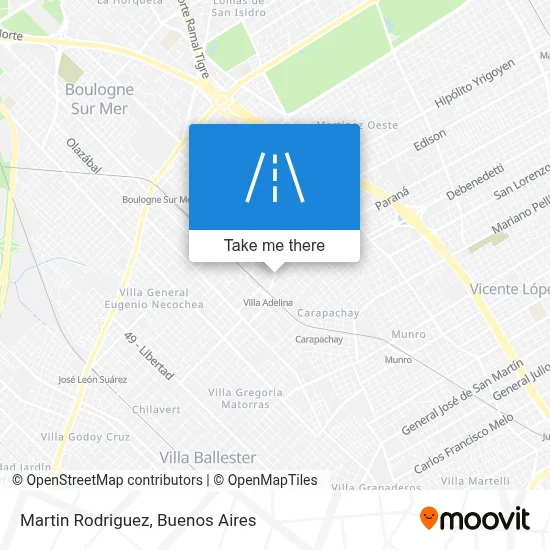 Martin Rodriguez map