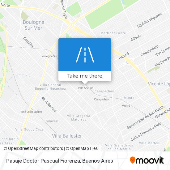 Pasaje Doctor Pascual Fiorenza map