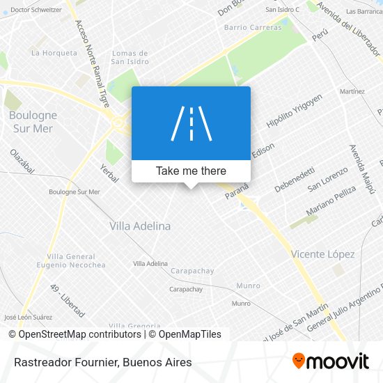 Mapa de Rastreador Fournier