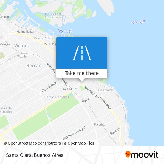 Santa Clara map