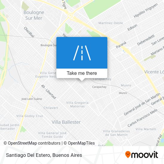 Santiago Del Estero map
