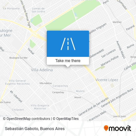 Sebastián Gaboto map