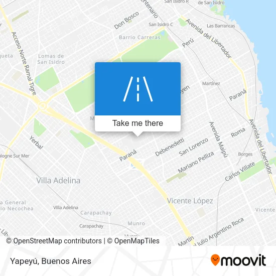 Yapeyú map
