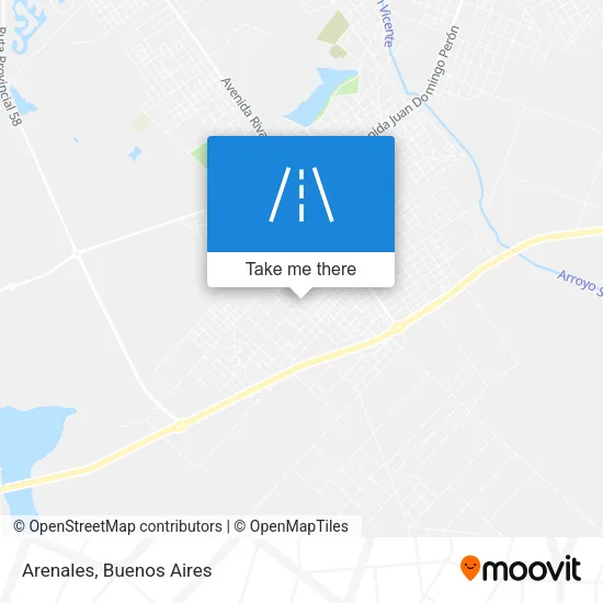 Arenales map