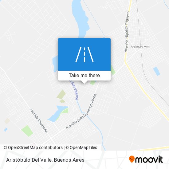 Aristóbulo Del Valle map