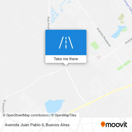 Avenida Juan Pablo II map