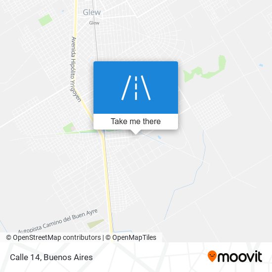 Calle 14 map