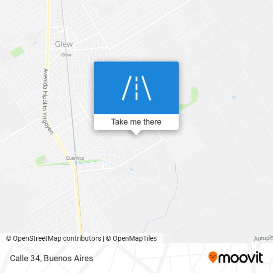 Calle 34 map