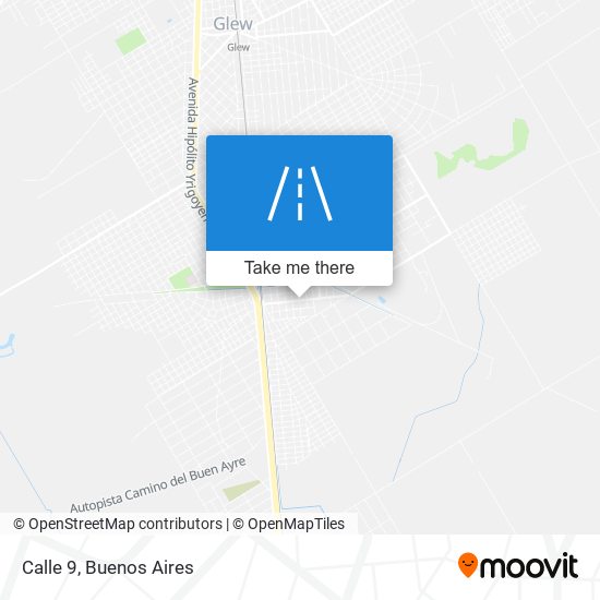 Calle 9 map