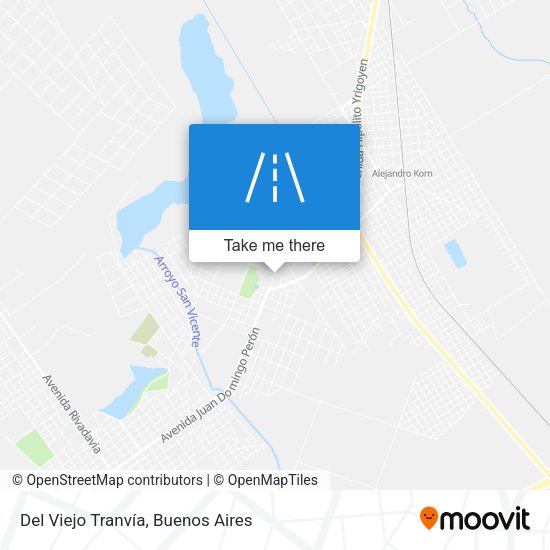 Del Viejo Tranvía map