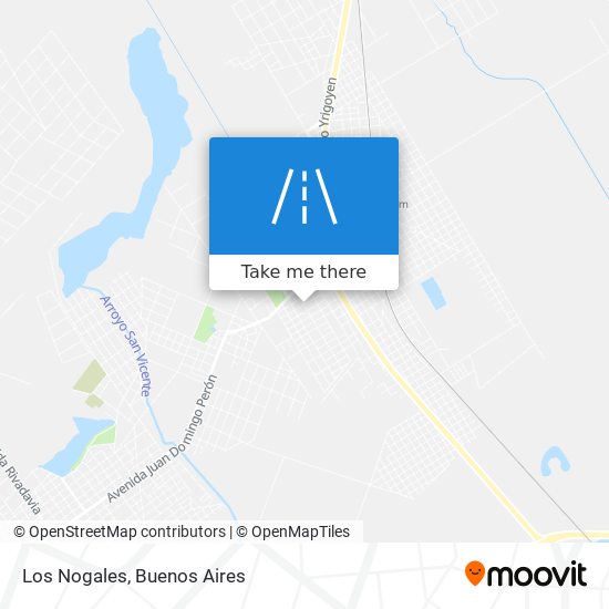 Los Nogales map