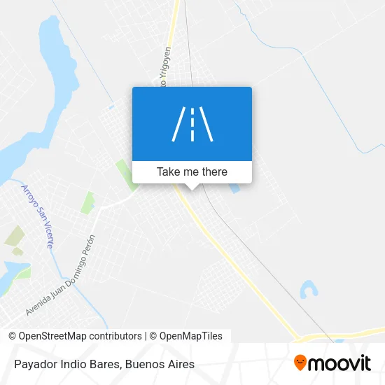 Payador Indio Bares map