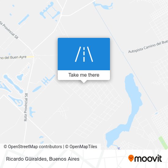 Ricardo Güiraldes map