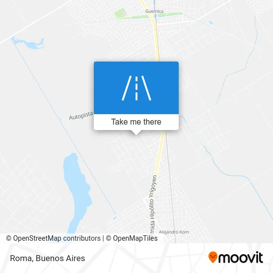 Roma map