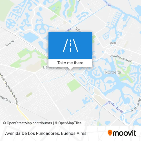 Avenida De Los Fundadores map