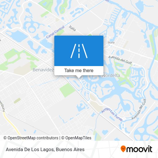 Avenida De Los Lagos map