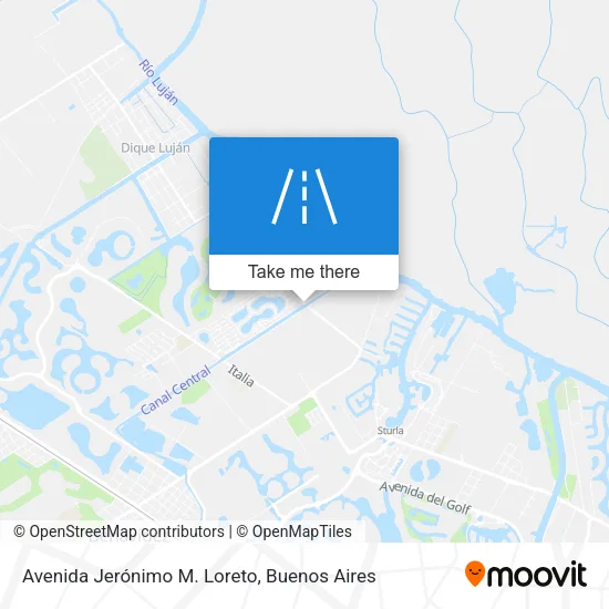 Avenida Jerónimo M. Loreto map