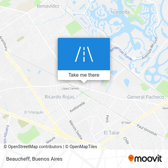 Beaucheff map