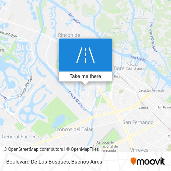 Boulevard De Los Bosques map