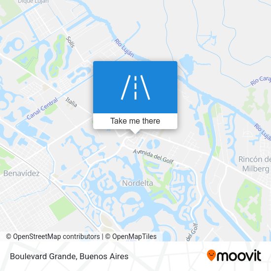 Boulevard Grande map