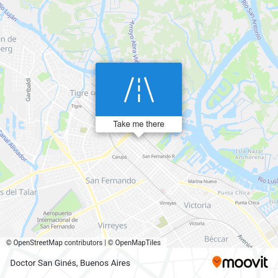 Doctor San Ginés map