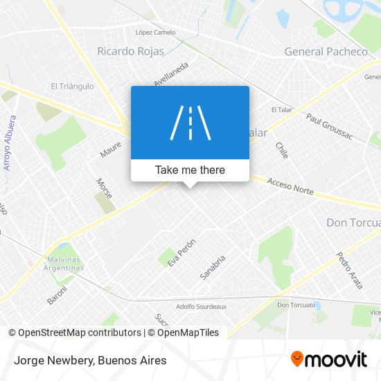 Jorge Newbery map