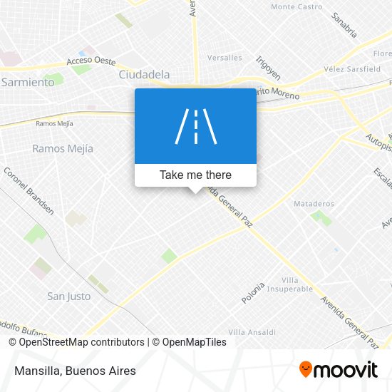 Mapa de Mansilla