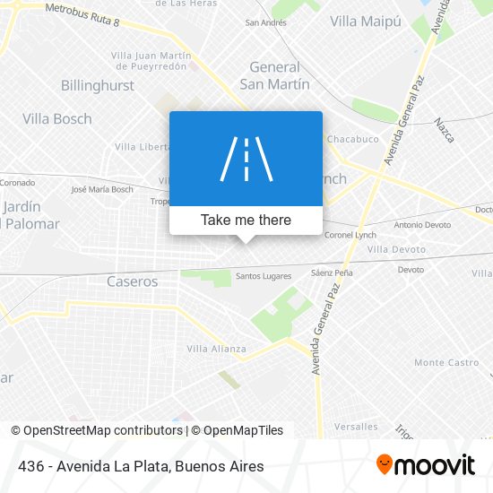 436 - Avenida La Plata map