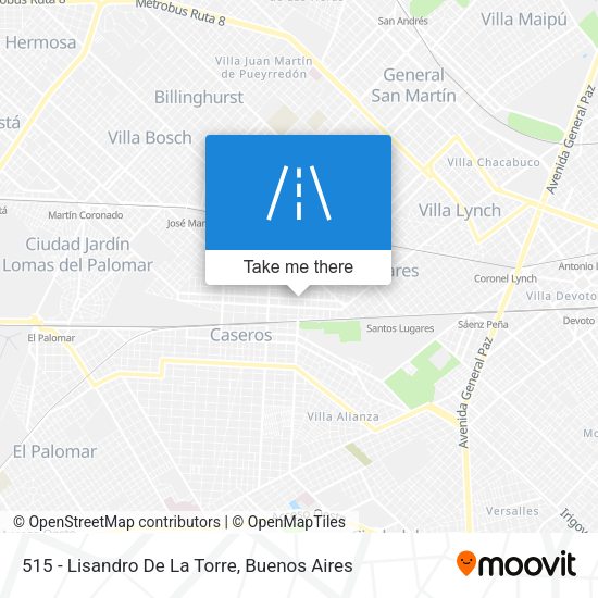 515 - Lisandro De La Torre map